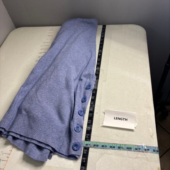 Cynthia Rowley Cowl Neck Sweater Women's 2X Button Detail Knit Cottagecore Boho - Picture 6 of 11